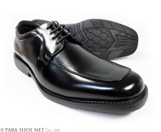 ARUKOKA（アルコーカ）Uチップ ビジネスシューズ 黒 ワイズ（足幅）幅広4E（EEEE）27.5cm、28cm（28.0cm）、29cm（29.0cm） 【大きいサイズ（ビッグサイズ）紳士靴・通気底 蒸れない靴】