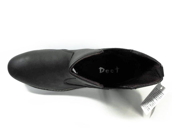 Dect サイドゴアブーツ（防水・防滑ソール）黒（ブラック）ワイズ3E 