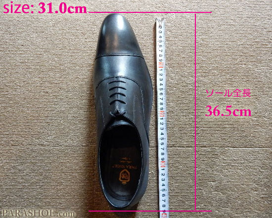 31.0cmの革靴のソール全長