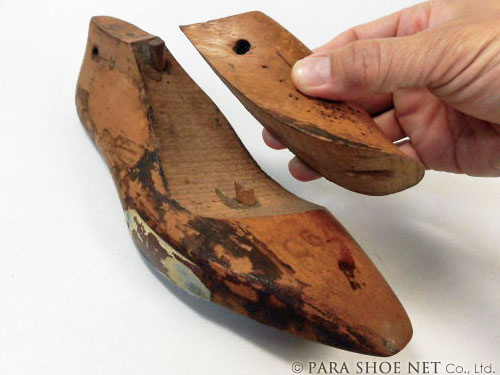 靴の木型（ラスト）昭和40年位のもの－甲切り型