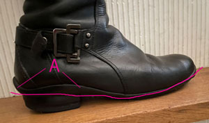 レディースブーツ（婦人靴）オールソール交換イメージ