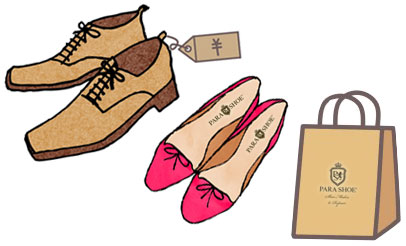 shoe shopping／靴の買い物