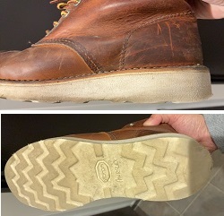 レッドウイング(RED WING)9111ブーツのソール部分
