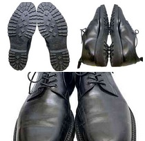 ダブルエイチ(WH)紳士靴のソール摩耗部分