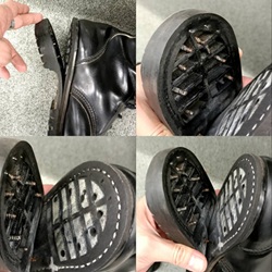 Getta Grip安全靴のソール剥がれ部分