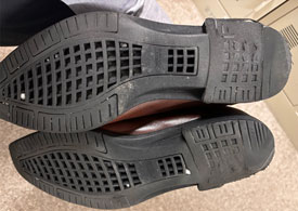 REGAL 26BLソール摩耗部分